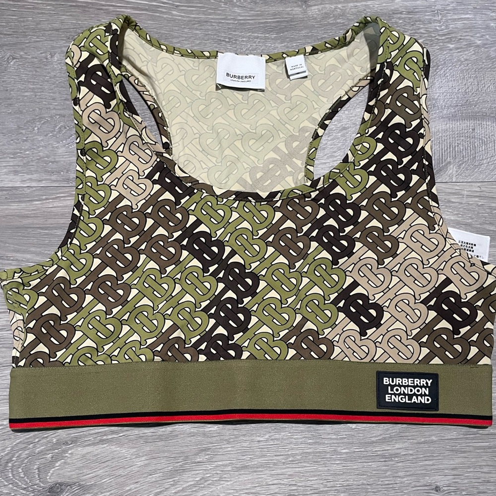 Burberry monogram sports bra